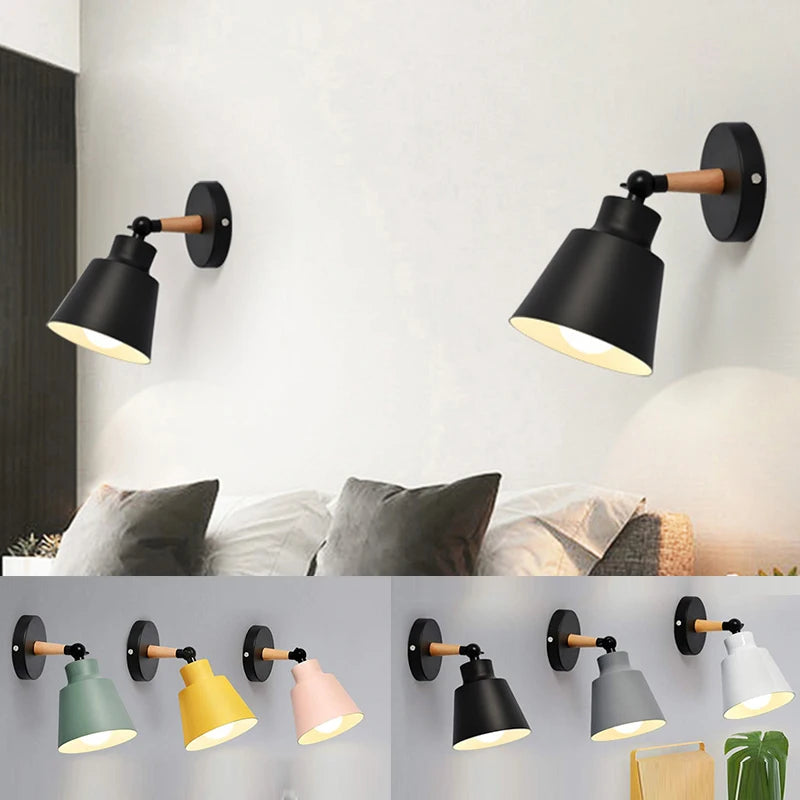 Macaron Wood Wall Lamp