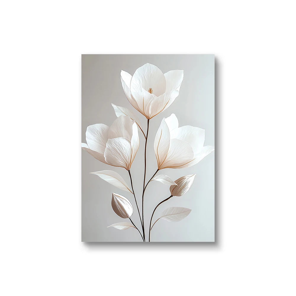 Nordic Peony Canvas Set