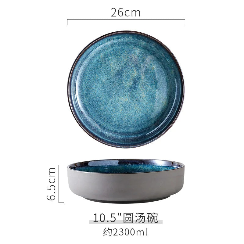 Glazed Porcelain Bowl Set