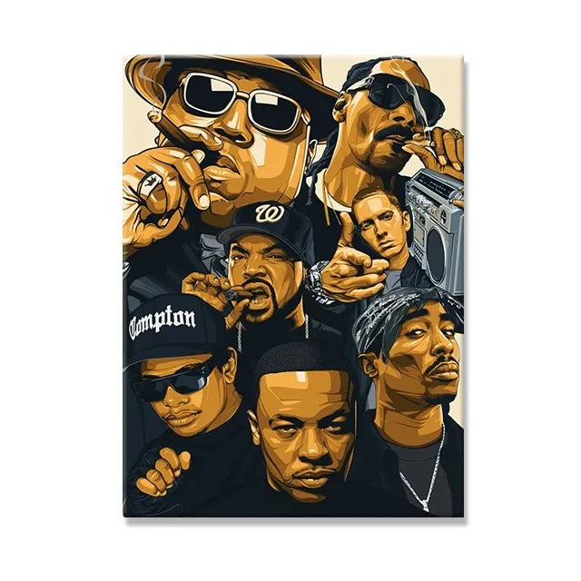 Hip Hop Legends Canvas