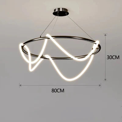 Artistic Hose Pendant Chandelier