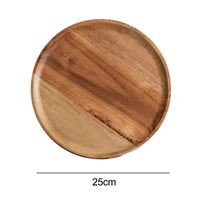 Round Wooden Serving Platter
