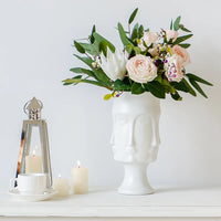 Nordic Face Ceramic Vase