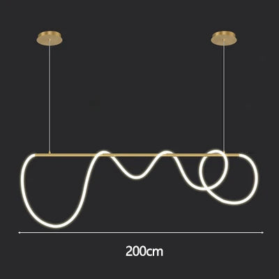 Artistic Hose Pendant Chandelier