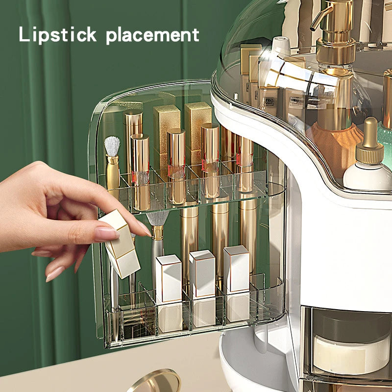 Dustproof Desktop Cosmetic Organizer