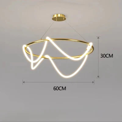 Artistic Hose Pendant Chandelier