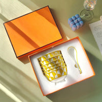 Geometric Bone China Dinnerware Set
