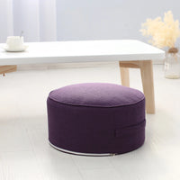 Cotton Linen Meditation Pouf