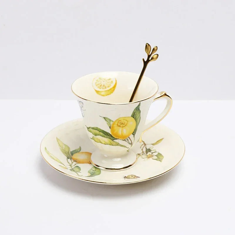 Lemon Pattern Ceramic Tableware Set