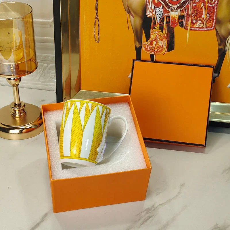 Geometric Bone China Dinnerware Set