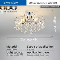 E14 Crystal Ceiling Chandelier