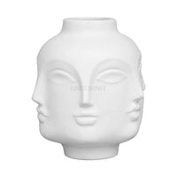 Nordic Face Ceramic Vase