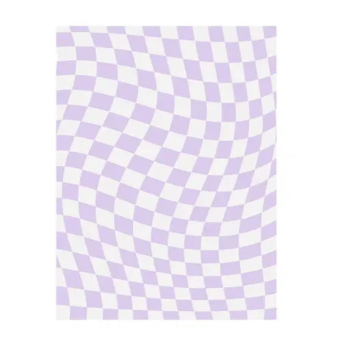 Retro Checkerboard Plush Area Rug