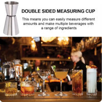 Dual-Sided Cocktail Measuring Jigger
