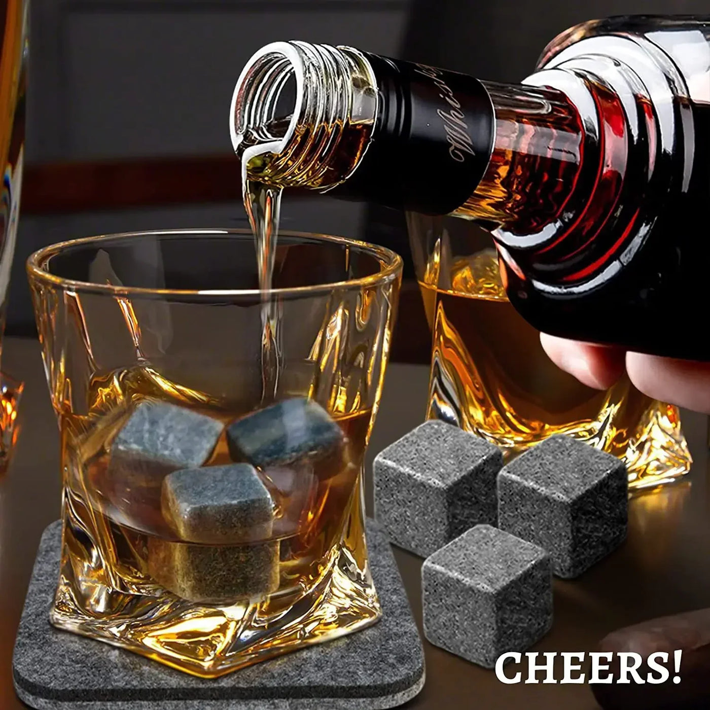 Natural Crystal Whiskey Stones