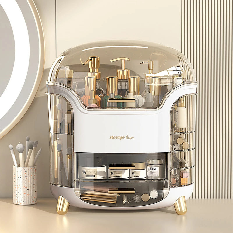 Dustproof Desktop Cosmetic Organizer