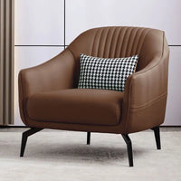 Scandinavian Fabric Lounge Chair