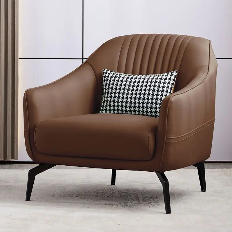Scandinavian Fabric Lounge Chair