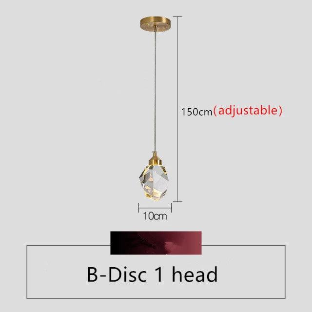 Modern Crystal Pendant Light