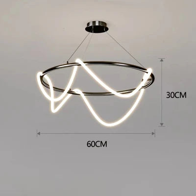 Artistic Hose Pendant Chandelier