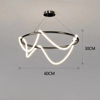 Artistic Hose Pendant Chandelier
