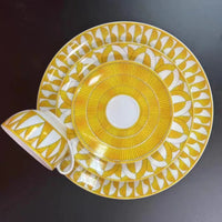Geometric Bone China Dinnerware Set