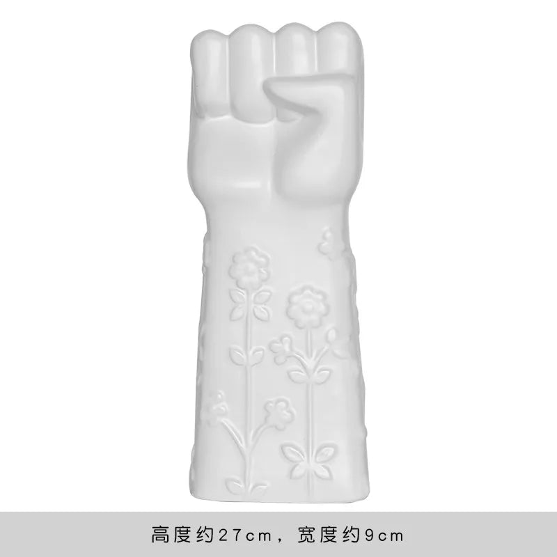 Nordic Face Ceramic Vase