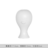 Nordic Face Ceramic Vase