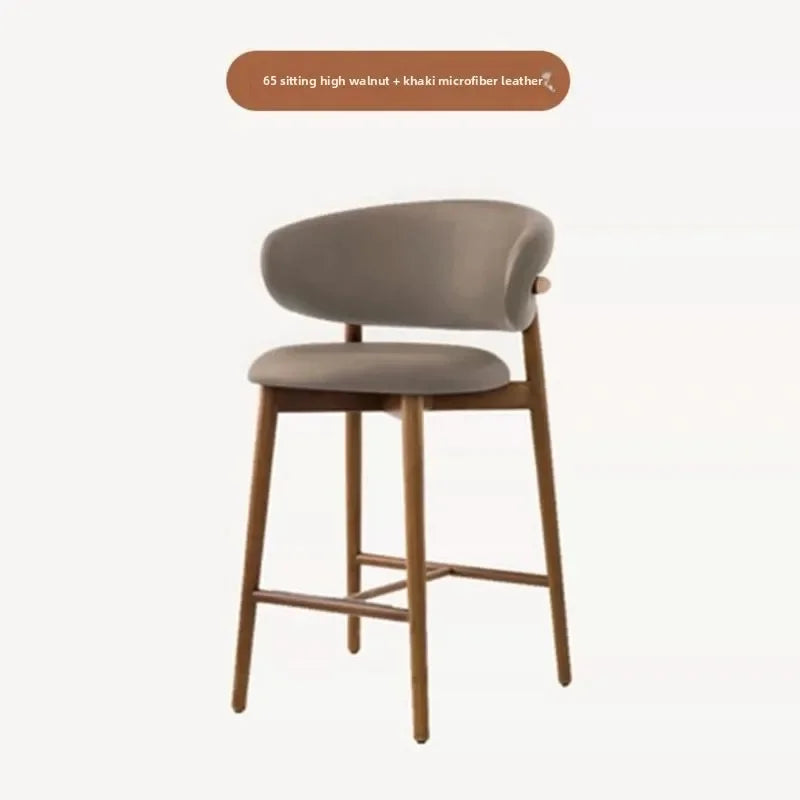 Cushioned Nordic Bar Chair