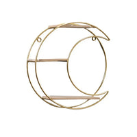 Nordic Gold Metal Wall Shelf