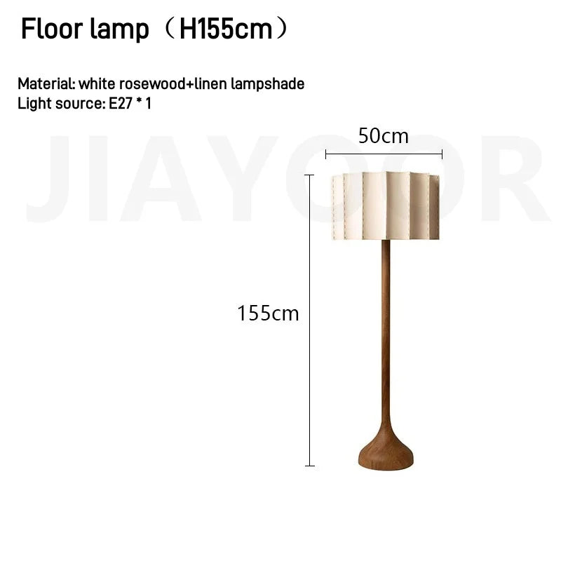 Wabi Sabi Wooden Floor Lamp