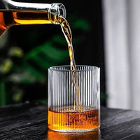 Vertical Pattern Cocktail Glasses