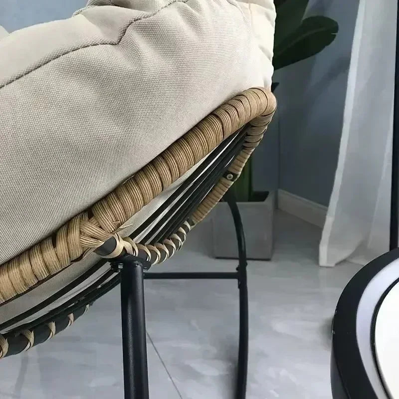 Woven Rattan Rocking Chair