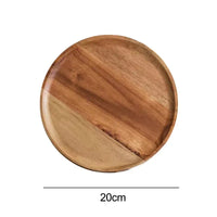 Round Wooden Serving Platter