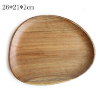 Irregular Solid Wood Serving Tray