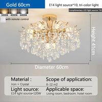 E14 Crystal Ceiling Chandelier