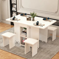 Folding Four-Chair Dining Set