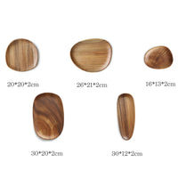 Irregular Solid Wood Serving Tray