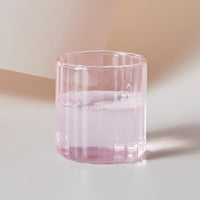 Heat Resistant Striped Glass Mug