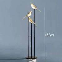 Nordic Bird LED Floor Lamp