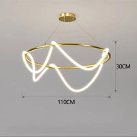 Artistic Hose Pendant Chandelier