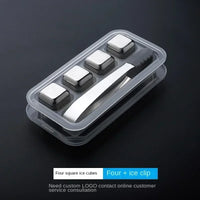 Reusable Stainless Whiskey Cubes