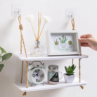 Rustic Wall Storage Shelf