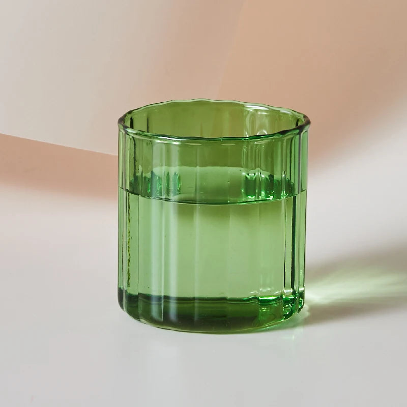 Heat Resistant Striped Glass Mug