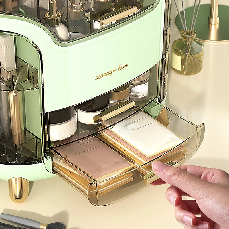Dustproof Desktop Cosmetic Organizer