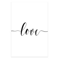 Simple Love Quote Canvas