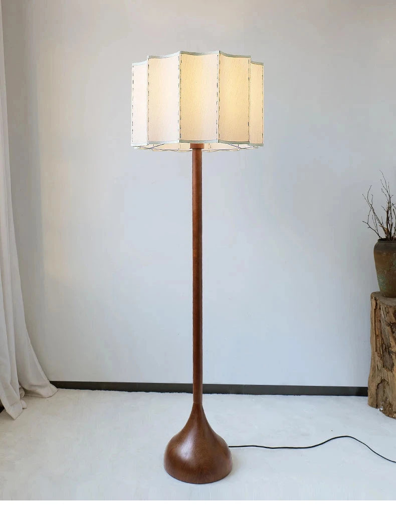 Wabi Sabi Wooden Floor Lamp
