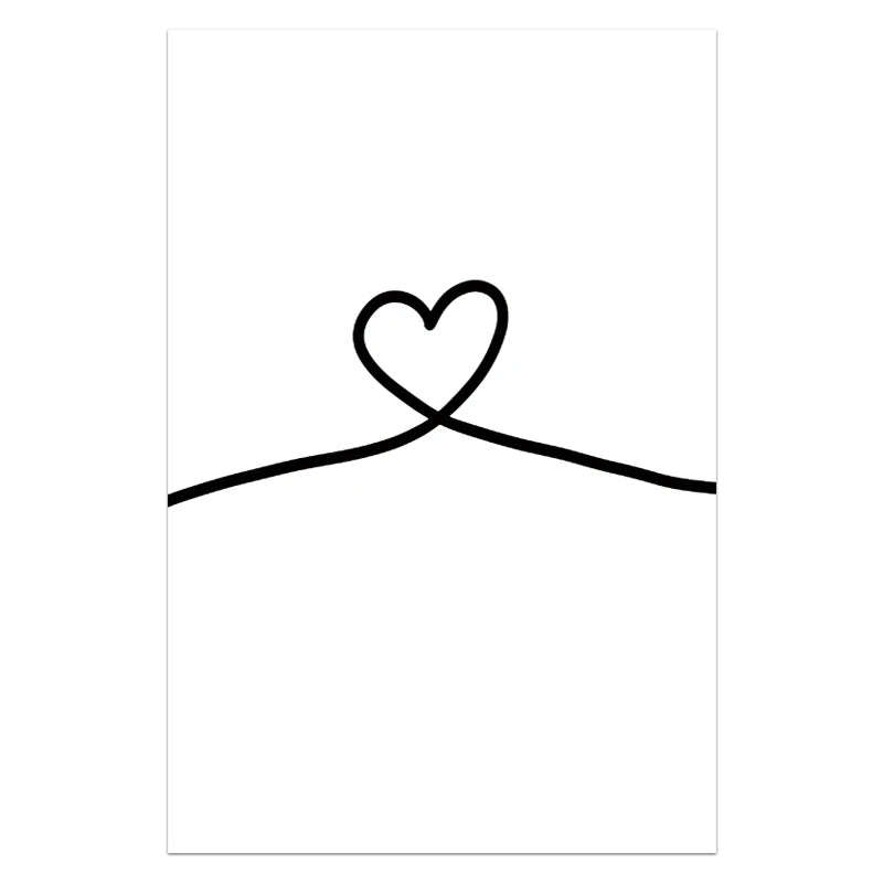 Simple Love Quote Canvas