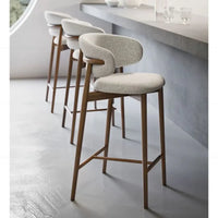 Cushioned Nordic Bar Chair