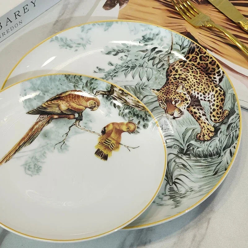 Jungle Ceramic Dinnerware Gift Set